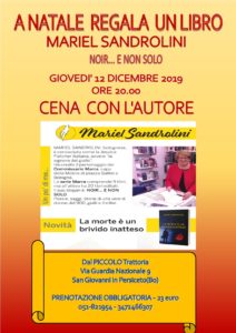 A Natale regala un libro cena promozionale