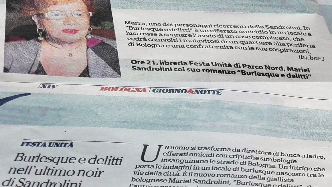 Su Repubblica per l’uscita del mio Thriller