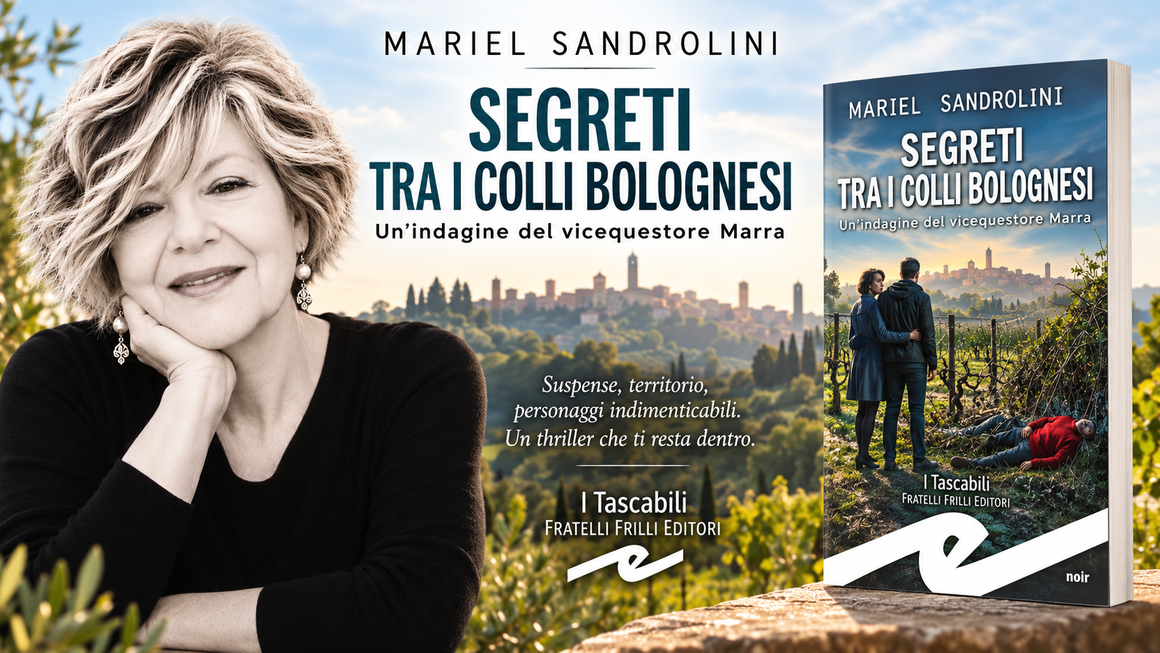 NON MI HAI ANCORA LETTO…? Scrivo su Bologna da tanti anni. Impariamo a conoscerci. Sono Mariel Sandrolini, oltre a me, anche il mio vicequestore Marra. La prossima storia che amerai inizia qui.