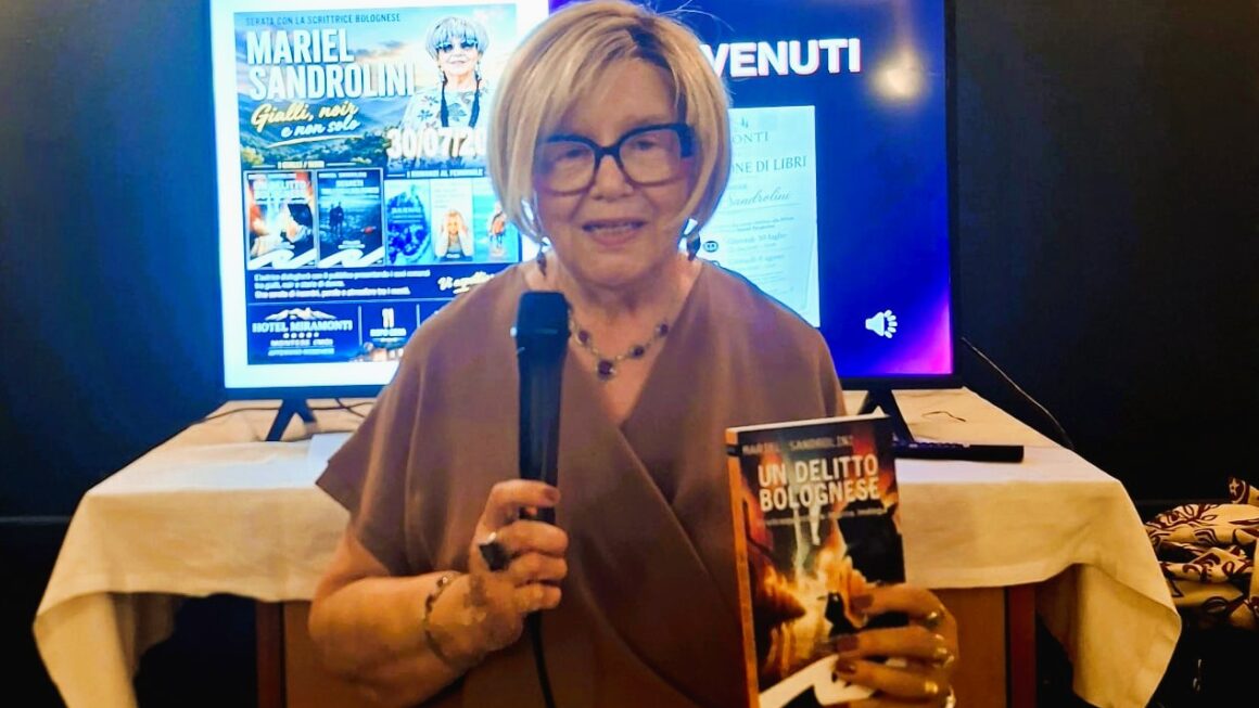 Sold out all’hotel Miramonti di Montese. La bolognese Mariel Sandrolini  ha incantato il pubblico nella descrizione dei suoi romanzi. Tra thriller e storie di donne con vite che meritavano di essere raccontate, l’autrice ha fatto il pieno di consensi. Grazie alla direzione che si è attivata per fare l’evento.
